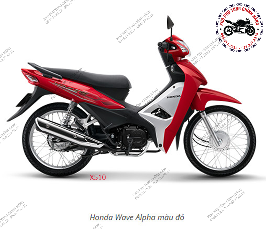 Honda Wave RS 110cc Đăng Ký 2014 Màu Đỏ Đen ở Hà Nội giá 105tr MSP 947575